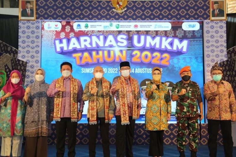 Gubernur Sumsel, Herman Deru menghadiri Harnas 2022 di Bandung, Jawa Barat