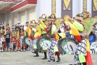 Gebyar seni Jaranan Kuda Lumping Bodo Dewo yang diselenggarakan oleh Forum Sriwijaya Budaya Sumsel (FSBS) di Graha Metasari