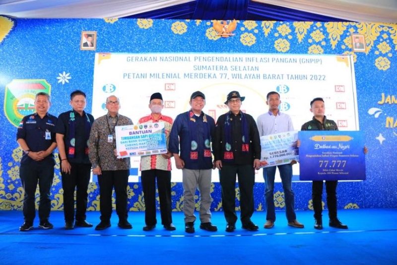 Jambore Petani Milenial Nasional Wilayah Barat di Desa Tebing Sari Mulya Kecamatan Belitang