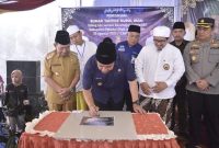 Gubernur Sumsel meresmikan Rumah Tahfidz  di  Kelurahan Talang Ubi Kabupaten Pali