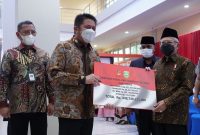 Gubernur Sumsel H Herman Deru bersama Wakil Presiden RI H Ma'ruf Amin