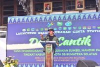 Launching Progran Desa/Kelurahan Cinta Statistik yang disinergikan dengan GSMP di tingkat kabupaten/kota se-Sumatera Selatan