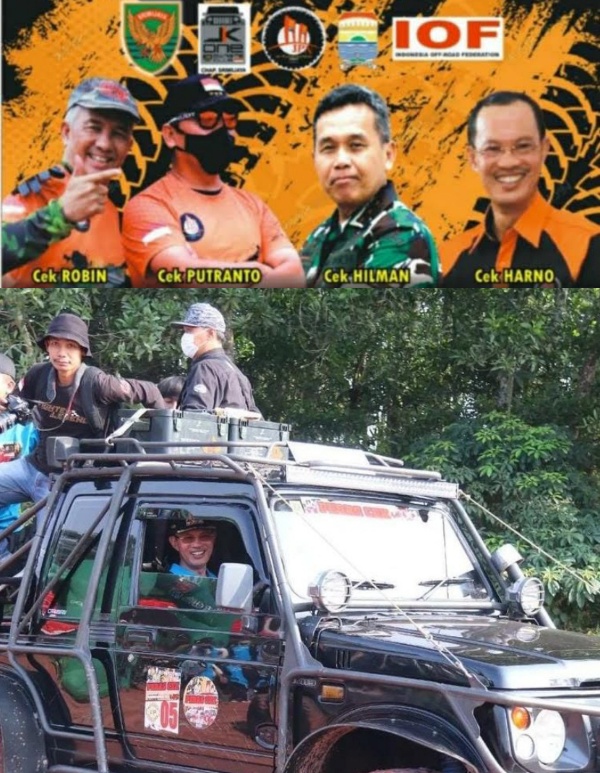 Even Palembang Emas Darussalam Ceria dan Elok [PEDas CEK] Off Road 4x4 di Sirkuit Lanud SMH Palembang, Sabtu [24/09/2022].