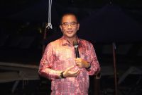Ketua KPU Hasyim Asy’ari saat memberi pengarahan pada penutupan Rapat Koordinasi Daerah KPU Provinsi Bali dan KPU Kabupaten/Kota se-Bali
