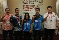 Turnamen bulutangkis internasional Kapal Api Indonesia International Series 2022 mulai bergulir 