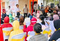 Presiden memantau penyaluran BLT BBM, di Kantor Pos Bandar Lampung, Lampung, Sabtu (03/09/2022)