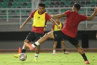 Timnas U-20 Indonesia saat menjalani sesi latihan