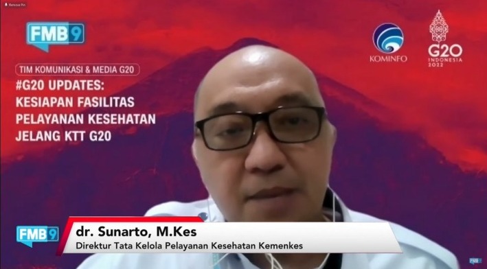 Direktur Tata Kelola Pelayanan Kesehatan Kemenkes, Sunarto