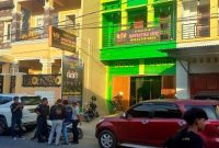 Sekretariat Batalyon 120 di Jl Korban 40.000 Jiwa, Makassar, digrebek tim Dantim Thunder Polda Sulawesi Selatan