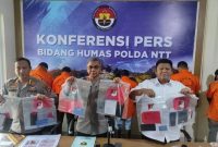 Polda NTT berhasil meringkus belasan pelaku perjudian online