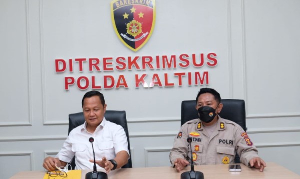Direktorat Reserse Kriminal Khusus Polda Kaltim berhasil membongkar praktik tambang ilegal di Desa Sukomulyo