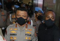 Irjen Ferdy Sambo saat memberikan keterangan di Mabes Polri beberapa waktu lalu
