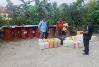 Ditreskrimsus Polda Maluku kembali mengagalkan penyelundupan solar dan minyak tanah