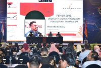 Rapat Koordinasi Nasional Pengawasan Pemuhtakhiran Data Pemilih Pemilu 2024 di Surabaya, Minggu, (30/10/2022)