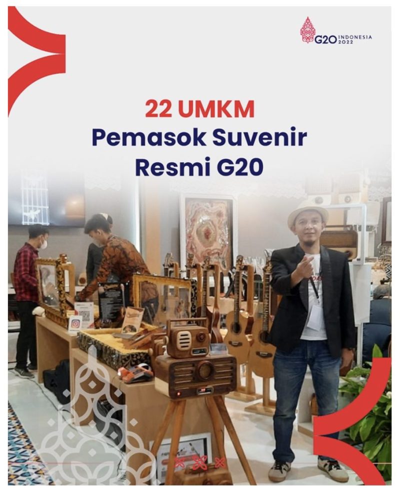 UMKM Lokal Pemasok Suvenir Resmi KTT G20