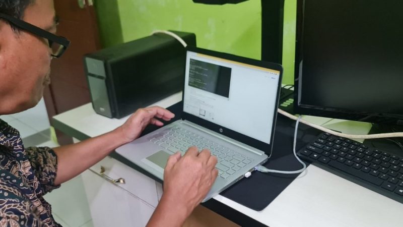 Tim IT Biro HDI Setjen Kemenag, cek fasilitas Mora-Net di KUA Panton Reu, Aceh Barat