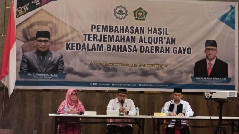 Pembahasan Akhir Terjemah Al-Qur'an Bahasa Gayo