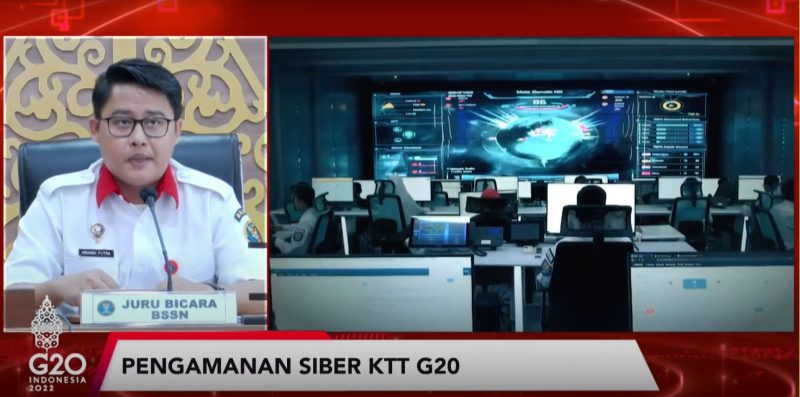 uru Bicara BSSN Ariandi Putra, dalam keterangan persnya pada kanal YouTube Kementerian Komunikasi dan Informatika Kemkominfo TV
