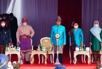 Peringatan Hari Perhubungan Nasional (Harhubnas) tahun 2022 di Plaza Benteng Kuto Besak (BKB)