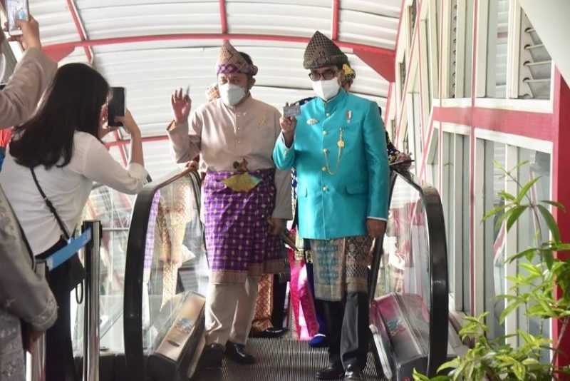 Gubernur Sumsel Herman Deru mendampingi Menhub RI Budi Karya Sumadi