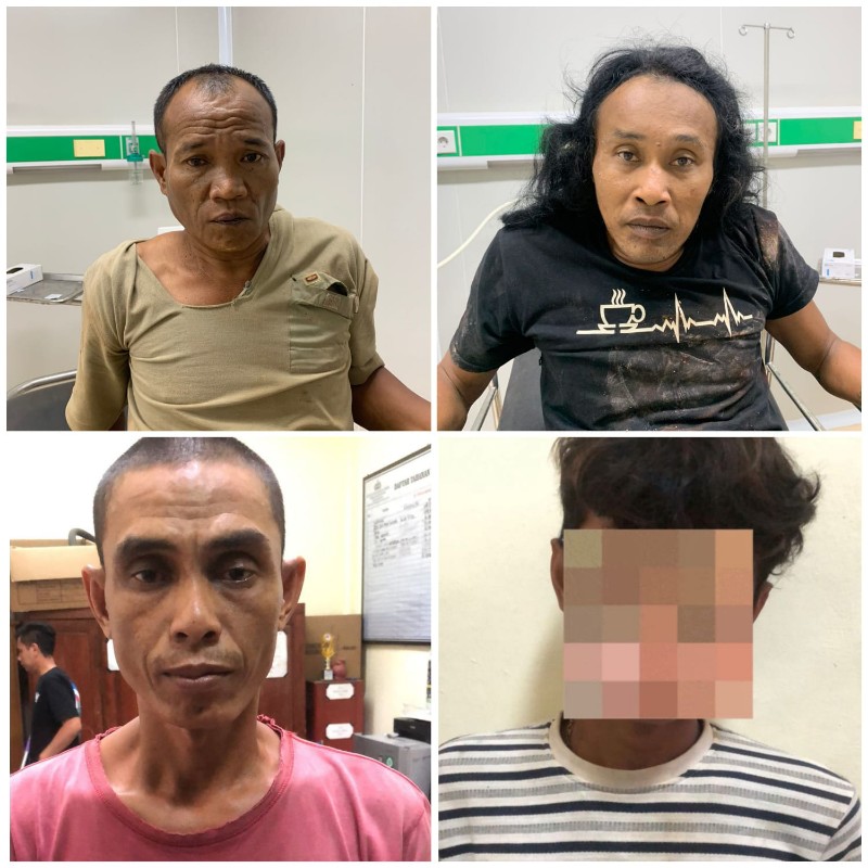 Empat dari Lima Perampok Pembunuh Pasutri di Banyuasin Ditangkap