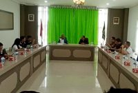 Persatuan Wartawan Indonesia [PWI] Kabupaten Banyuasin audiensi di Kejaksaan Negeri [Kejari] Banyuasin Pangkalan Balai Jumat [21/10/2022].