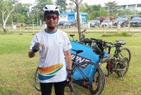 peserta funbike dari ULTG Baturaja, UPT Bengkulu, Hakim