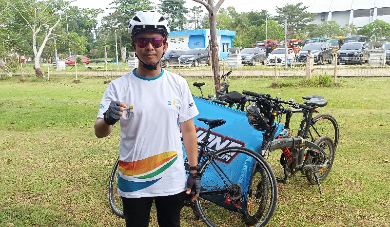 peserta funbike dari ULTG Baturaja,  UPT Bengkulu, Hakim