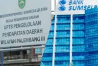 Kantor UPTB Samsat Palembang III dan Bank SumselBabel