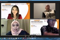 Anggota KPU RI Betty Epsilon Idroos menjadi salah satu narasumber diskusi “Election Talk Series #2 
