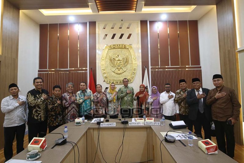 KPU RI menerima kunjungan Komite I Dewan Perwakilan Daerah (DPD) RI