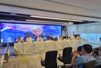 Kepala SKK Migas Dwi Soetjipto, kegiatan konferensi pers triwulan ketiga tahun 2022 di Jakarta, Senin (17/10)
