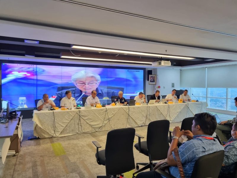 Kepala SKK Migas Dwi Soetjipto, kegiatan konferensi pers triwulan ketiga tahun 2022 di Jakarta, Senin (17/10)