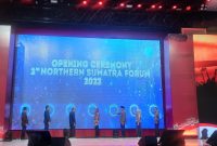 Opening Ceremony 2nd Northern Sumatra Forum di Medan, Kamis (27/10)