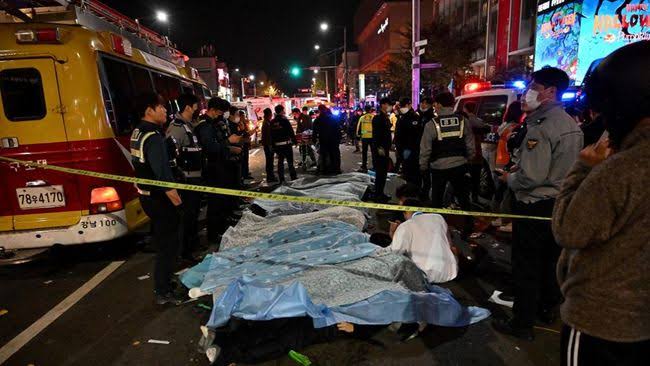 Tragedi pesta Halloween yang menewaskan 149 orang di Itaewon, Sabtu (29/10/22) malam