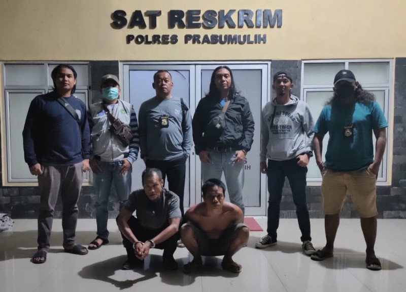 Dua Pelaku Pencurian Besi Rel KAI Diringkus Tim Gurita Polres Prabumulih