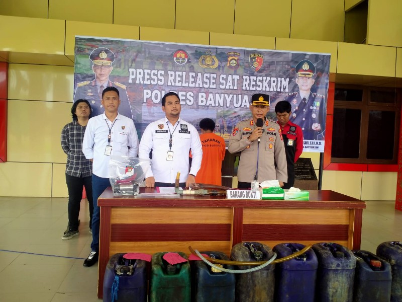 Penimbun BBM Solar Subsidi Diringkus Polres Banyuasin