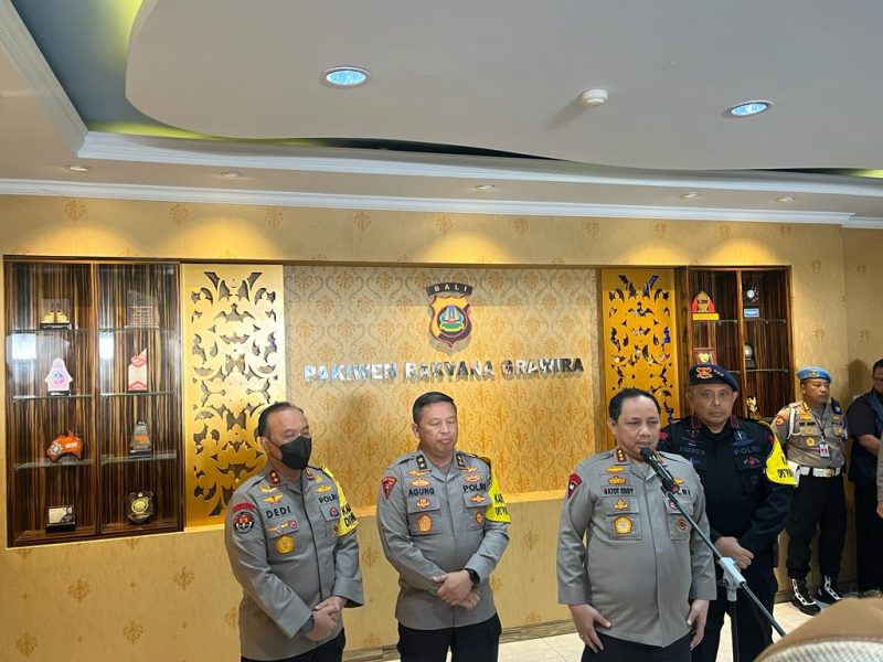 Wakapolri di Command Center Polda Bali, Jumat (4/11/2022