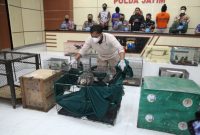 Tim Subdit IV Tipiter Dit Reskrimsus Polda Sumut berhasil mengungkap penjualan sisik tringgiling, satwa langka yang dilindungi