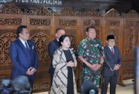 Ketua DPR RI Puan Maharani dan Kepala Staf Angkatan Laut (KSAL) Laksamana Yudo Margono