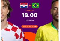 Kroasia vs Brasil laga Quarter Final Piala Dunia 2022 Qatar. (Foto: Dok. FIFA)