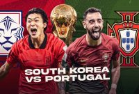 Portugal akan menghadapi Korea Selatan di Grup H Piala Dunia di Education City Stadium, Jumat (2/12/2022) malam. Foto: Khelnow.com