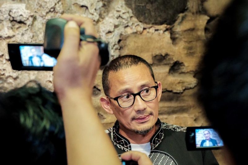Menteri Pariwisata dan Ekonomi Kreatif/Kepala Badan Pariwisata dan Ekonomi Kreatif (Menparekraf/Kabaparekraf) Sandiaga Salahuddin Uno