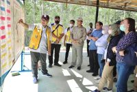 Kementerian Koordinator Bidang Kemaritiman dan Investasi melakukan kunjungan ke proyek IKN untuk melihat progres pembangunan. (Foto: Kemenko Marves)