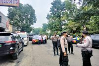 Area kantor Polsek Astanaanyar usai ledakan
