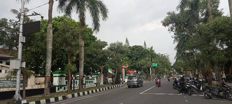 Kamera CCTV yang berada di depan rumah dinas Wali Kota Blitar di Jalan Sudanco Suprijadi