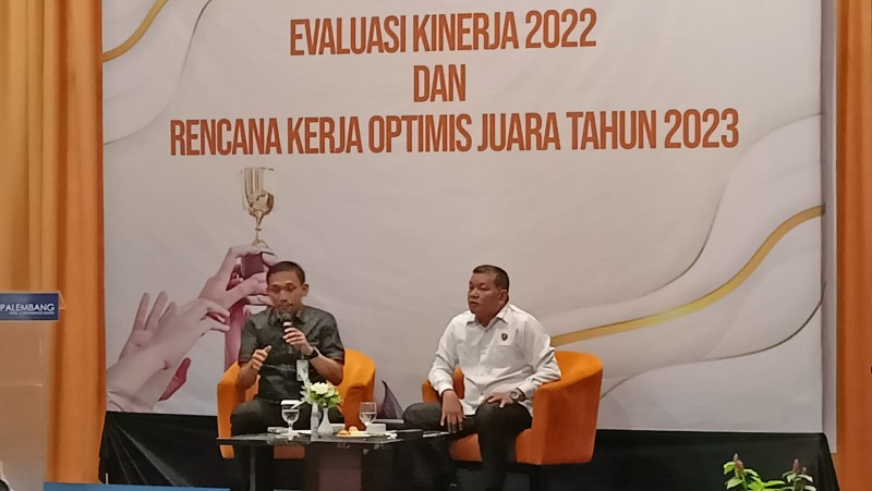 Direktorat Intelkam Polda Sumsel melakukan sosialisasi perjanjian kerjasama antara BPJAMSOSTEK dan Polri, dilaksanakan di Ballroom Hotel Aston jalan Basuki Rahmat Palembang, Senin [19/12/2022].