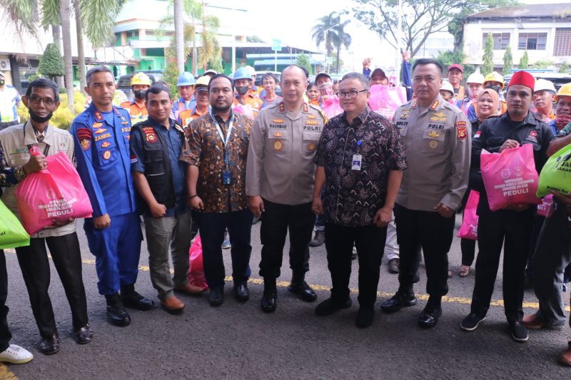Kapolda Sumatera Selatan Irjen Pol A Rachmat Wibowo SIK usai Jumat Curhat di aula Kantor Pelindo Palembang, Jumat (30/12/2022)
