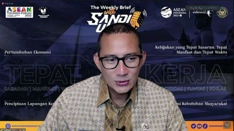 Menteri Pariwisata dan Ekonomi Kreatif Sandiaga Uno