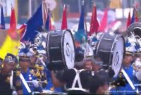 Peserta parade kick off ASEAN 2023. Foto: tangkapan layar